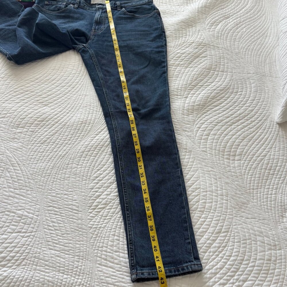 Everlane Slim Fit Jeans Men’s 33x32 Dark Wash Organic Cotton Denim - Picture 11 of 11
